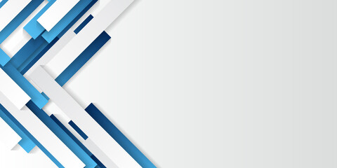 Modern blue abstract stripes lines background for presentation design, banner, brocure, and business card 