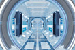 © Spectral/Westend61 - 3D rendered Illustration of illuminated futuristic spaceship corridor