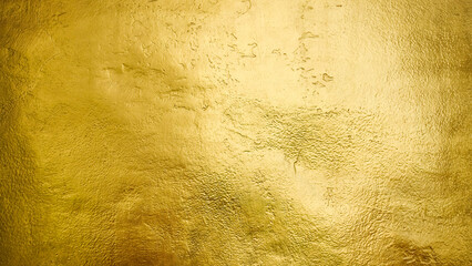 Wall Mural - Gold shiny wall abstract background texture, Beatiful Luxury and Elegant