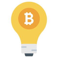 Sticker - Bitcoin Idea Vector 