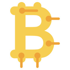 Poster - Bitcoin Currency Vector 