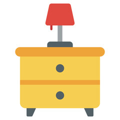 Poster - Bedside Table Vector 