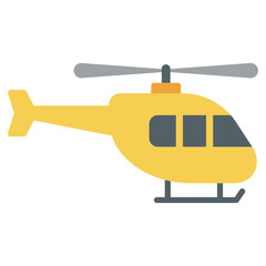 Wall Mural - Flat Chopper Vector 