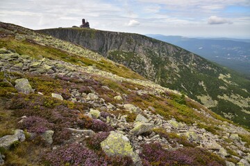 The Snowy Pits are two glacial cirques in Poland in Great Mountains or Karkonosze. They are a nature reserve since 1933.