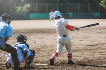 高校野球試合風景