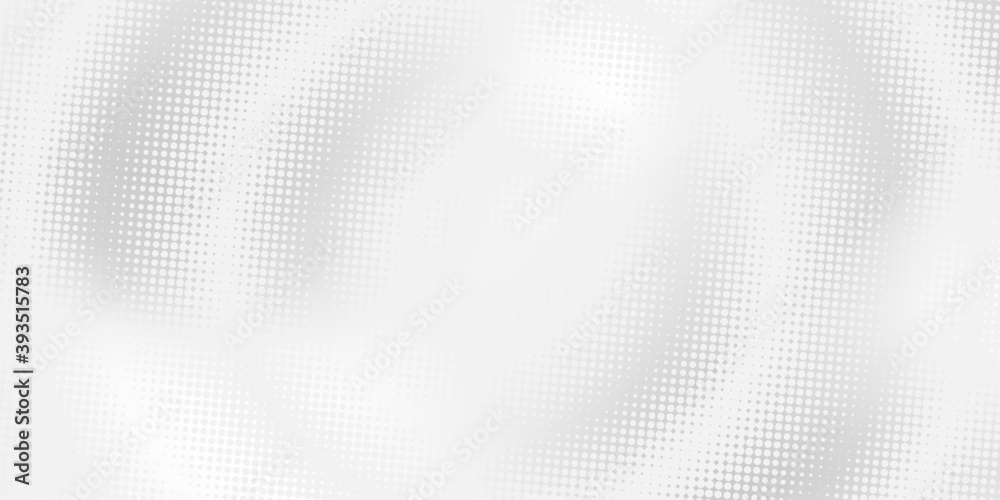 Abstract grey white background poster with dynamic waves. technology ...