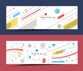 Canvas Print - Abstract geometric background Use for modern design, cover, poster, template, brochure, decorated, flyer, banner.
