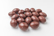 © 성민 정 - Chocolate balls on a white background