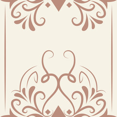 Canvas Print - divider decoration baroque antique vintage design