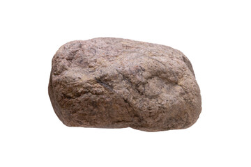 Poster - beautiful natural stone isolated on a white background