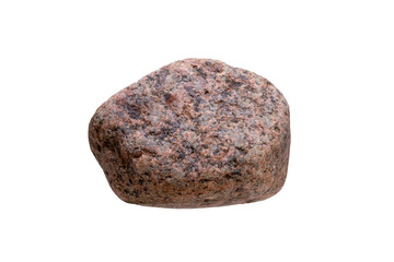 Poster - beautiful natural stone isolated on a white background