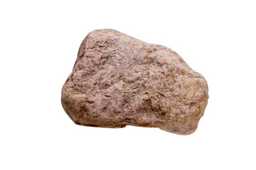 Poster - beautiful natural stone isolated on a white background