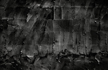 Poster - Black concrete wall texture background grunge cement pattern background texture