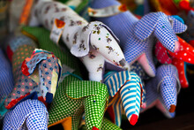 Close-up Of Colorful Toys For Sale