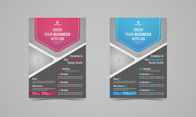 corporate business flyer template design, Flyer template layout design, Creative Corporate & Business Flyer Template Design, abstract business flyer, Corporate Business flyer template vector des