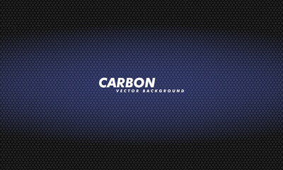 Carboon background with hexagons. Modern illustration. Navy blue honeycomb texture steel backdrop.