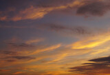 Fototapeta Na sufit - Wolkenformation am abendlichen Himmel