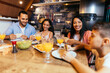 © kleberpicui - Latin family having dinner at home