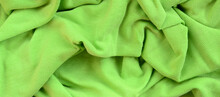 Full Frame Shot Of Green Fabric