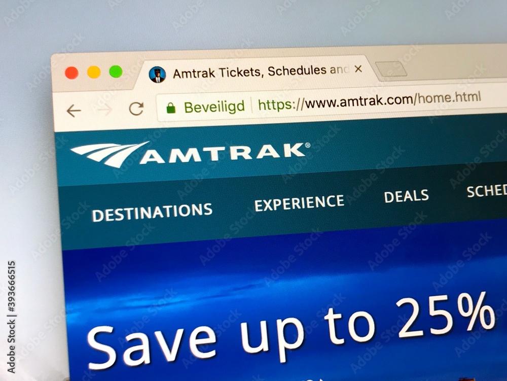 Source Code Amtrak Photo Stock Washington D.C., U.S. - June 14, 2018: Website of The ...