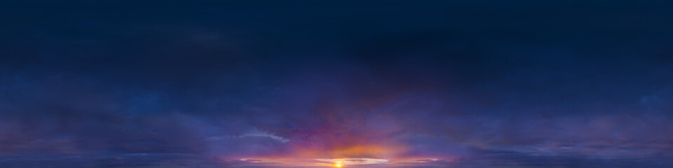 Wall Mural - sky hemisphere. dome photo of sky for your 360° vr photography or video