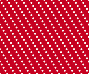 vintage polka dots white and red pattern, colorful background - vector abstract background