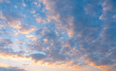 Wall Mural - sunset sky background