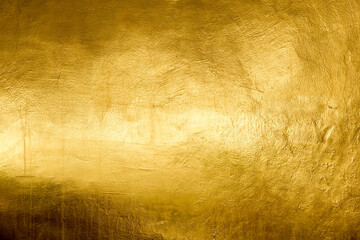 Wall Mural - Gold shiny wall abstract background texture, Beatiful Luxury and Elegant