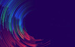 Abstract background consisting of Colorful arcs, vector illustration.