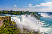Scenic View Of Niagara Falls Against Sky