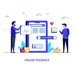 Poster - Online Feedback Illustration