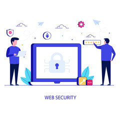 Poster - Web Security Illustration 