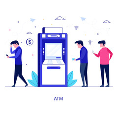 Wall Mural - Automated Teller Machine