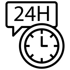 Poster - 24 Hour Service