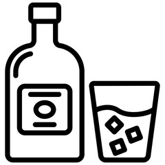 Poster - Wine Bottle Vector 