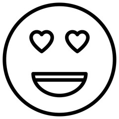 Canvas Print - Love Face Emoji