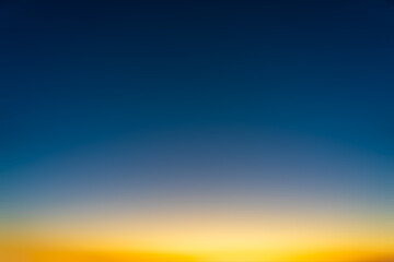 Wall Mural - gradient in the sky with abstract blue and yellow natural background.