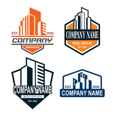 Wall Mural - A Set Of Architecture Vector , A Set Of Real Estate Logo