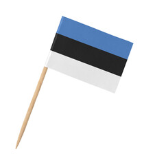 Wall Mural - Small paper Estonian flag on wooden stick