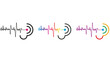 Set of ear icon or company logo_4