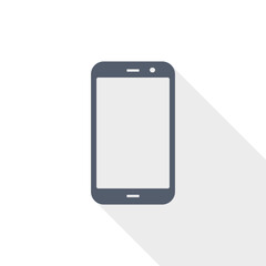 Poster - Smartphone vector icon, flat design illustration in eps 10