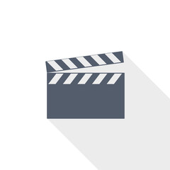 Fototapete - Video vector icon, flat design illustration in eps 10
