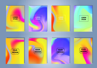 Poster - Color gradient cover design. Vibrant background for screen, poster, banner, wallpaper, social media post