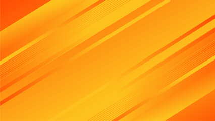 Wall Mural - orange background with line