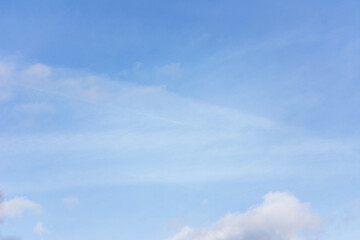 Wall Mural - blue sky with white clouds, background