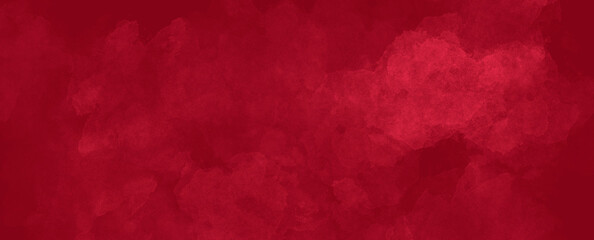 Canvas Print - red vivid saturated abstract background for banners and prints with light grains and smudges