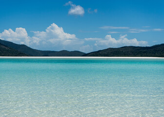 turquoise sea and islands