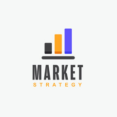 Canvas Print - Market Strategy Logo 