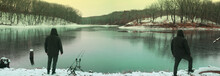 Winter Carp Fishing On The Lake