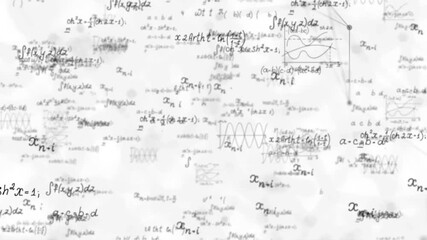 Poster - Mathematical Formula Calculations Background 4K